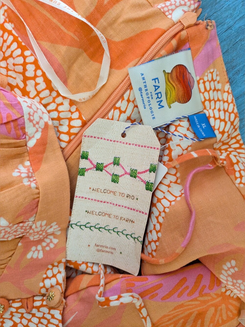 Farm Rio  Maxi Dress NWT - Picture 14 of 15